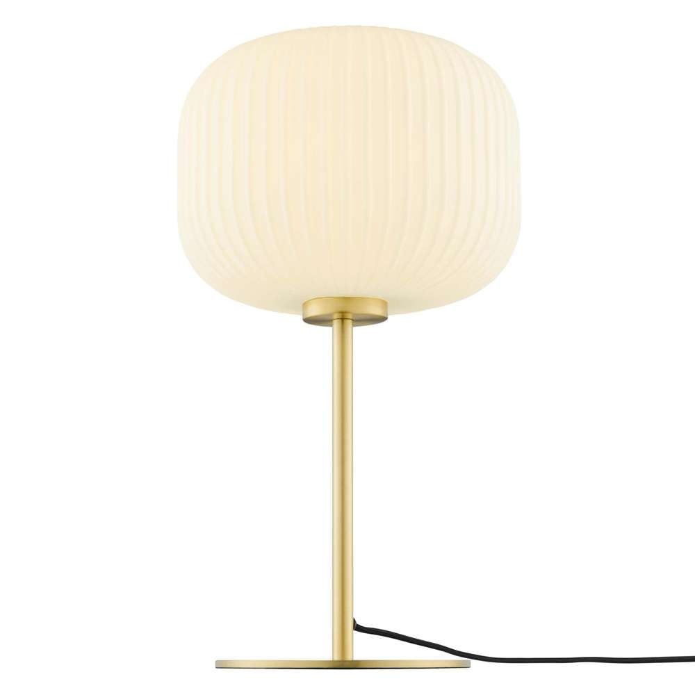 Modway - Reprise Glass Sphere Glass and Metal Table Lamp - EEI-5622-WHI-SBR veiw 4