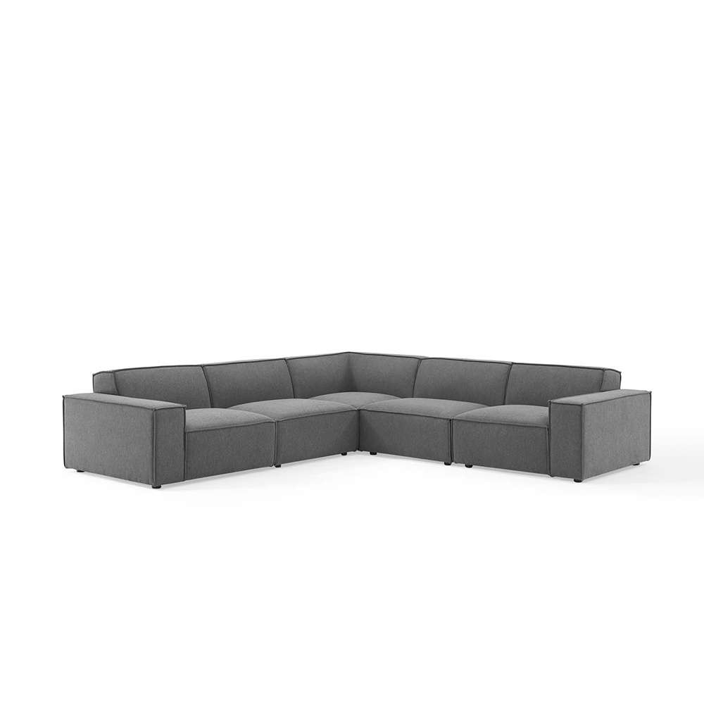 Modway - Restore 5-Piece Sectional Sofa - EEI-4117-CHA veiw 1