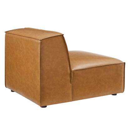 Modway - Restore 5-Piece Vegan Leather Sectional Sofa - EEI-4712-TAN veiw 6