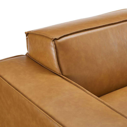 Modway - Restore Left-Arm Vegan Leather Sectional Sofa Chair - EEI-4492-TAN veiw 6