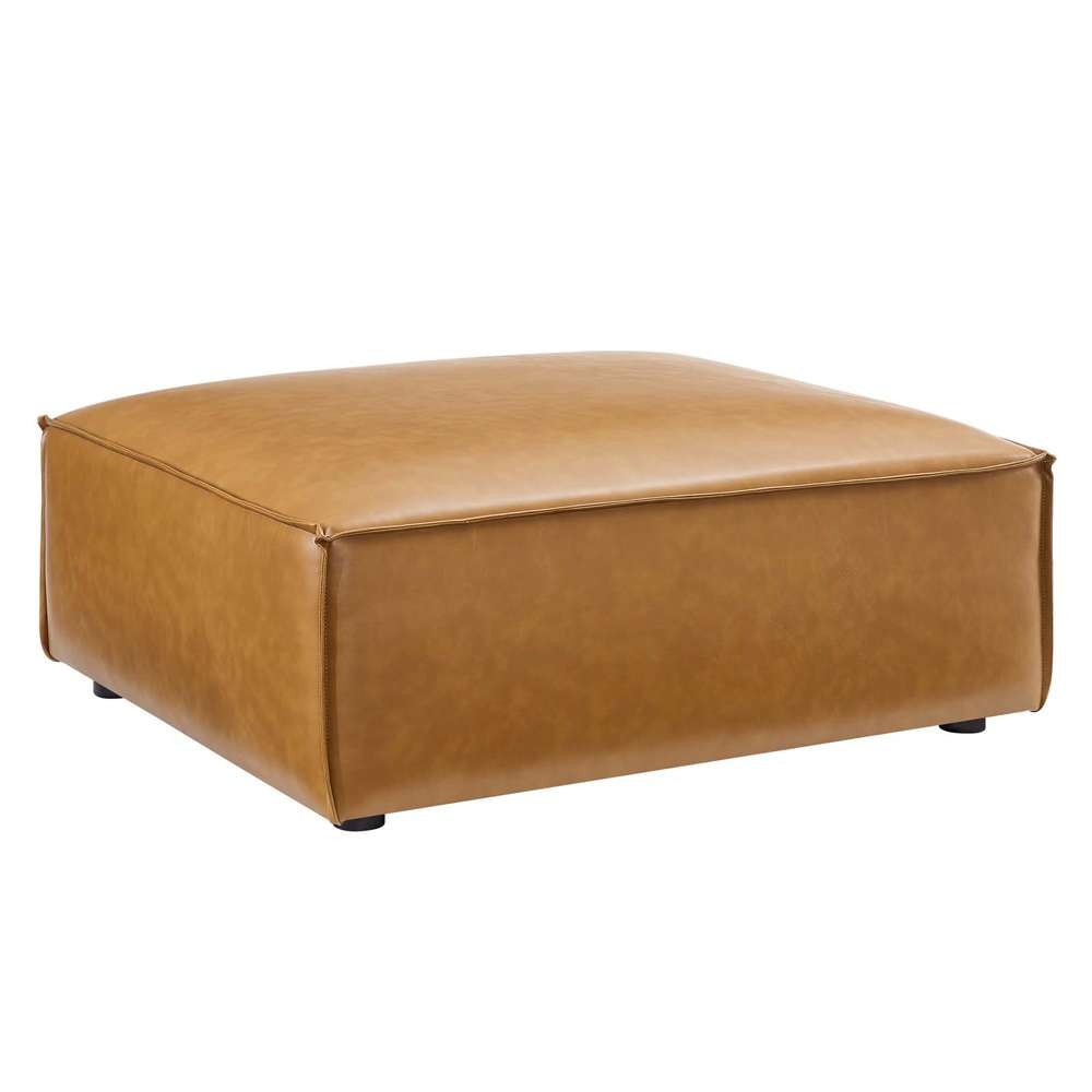 Modway - Restore Vegan Leather Ottoman - EEI-4496-TAN veiw 2