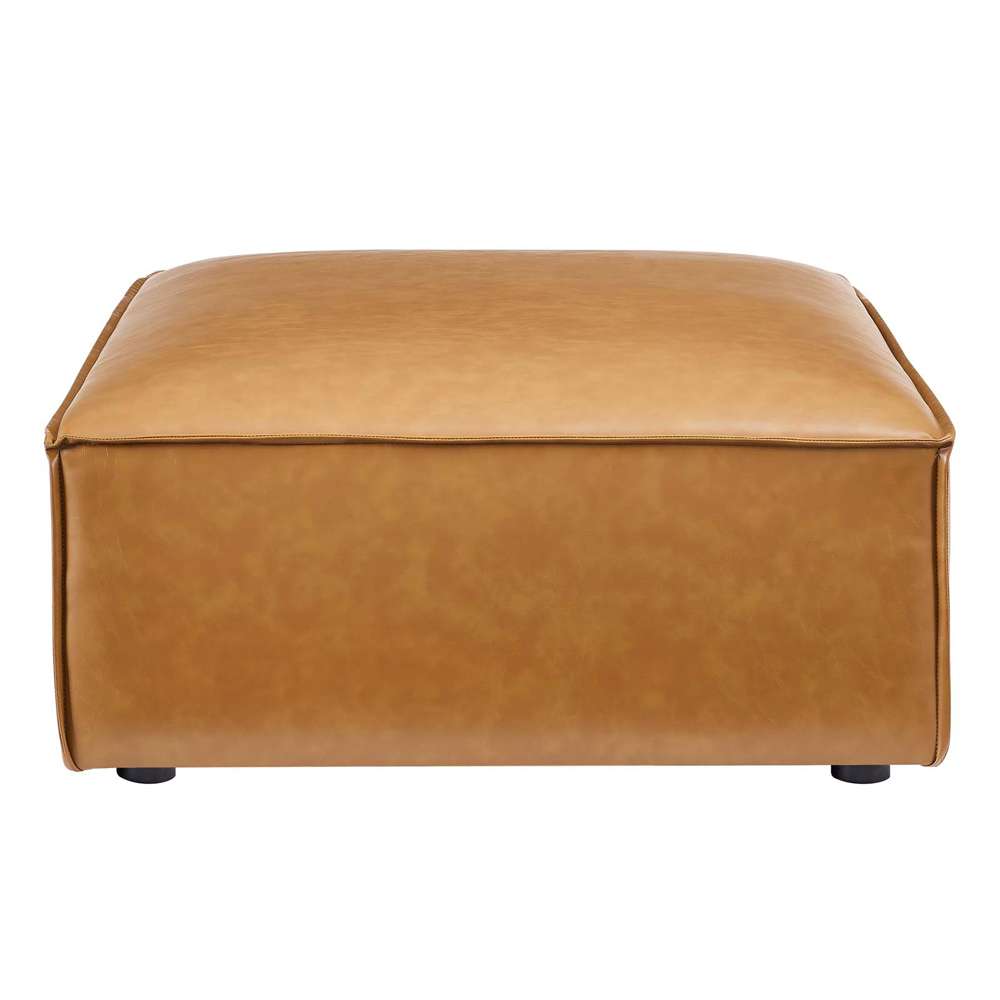 Modway - Restore Vegan Leather Ottoman - EEI-4496-TAN veiw 3