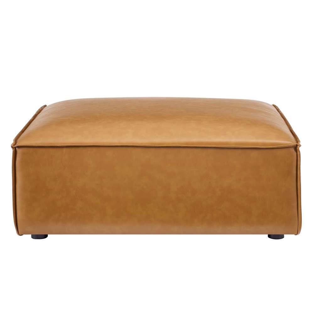 Modway - Restore Vegan Leather Ottoman - EEI-4496-TAN veiw 4