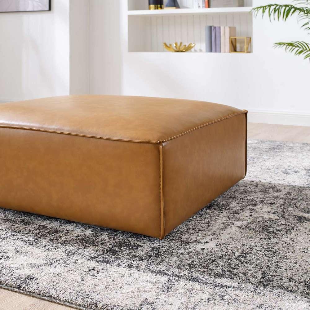Modway - Restore Vegan Leather Ottoman - EEI-4496-TAN veiw 6