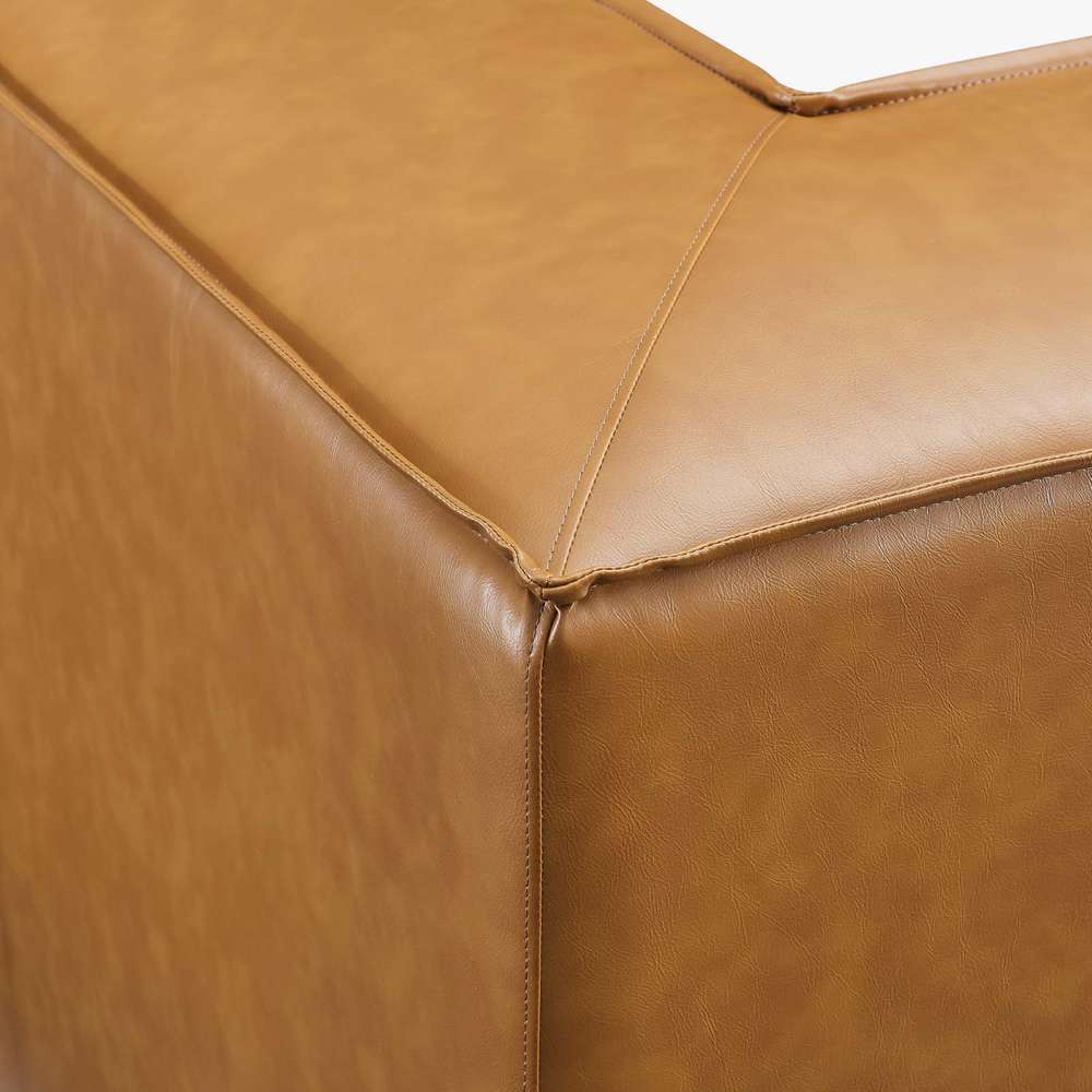 Modway - Restore Vegan Leather Sectional Sofa Corner Chair - EEI-4494-TAN veiw 6