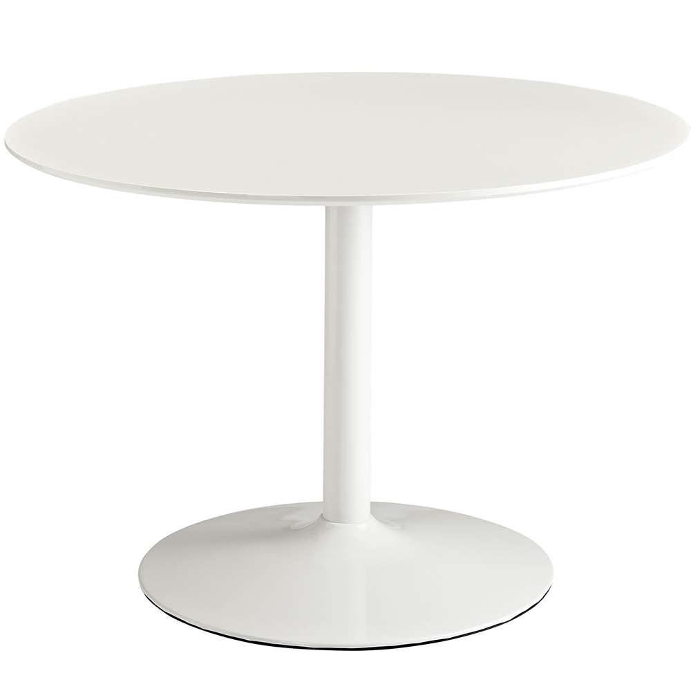 Modway - Revolve Round Wood Dining Table - EEI-785-WHI veiw 1