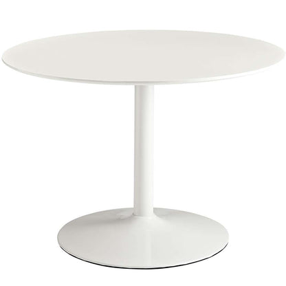 Modway - Revolve Round Wood Dining Table - EEI-785-WHI veiw 1