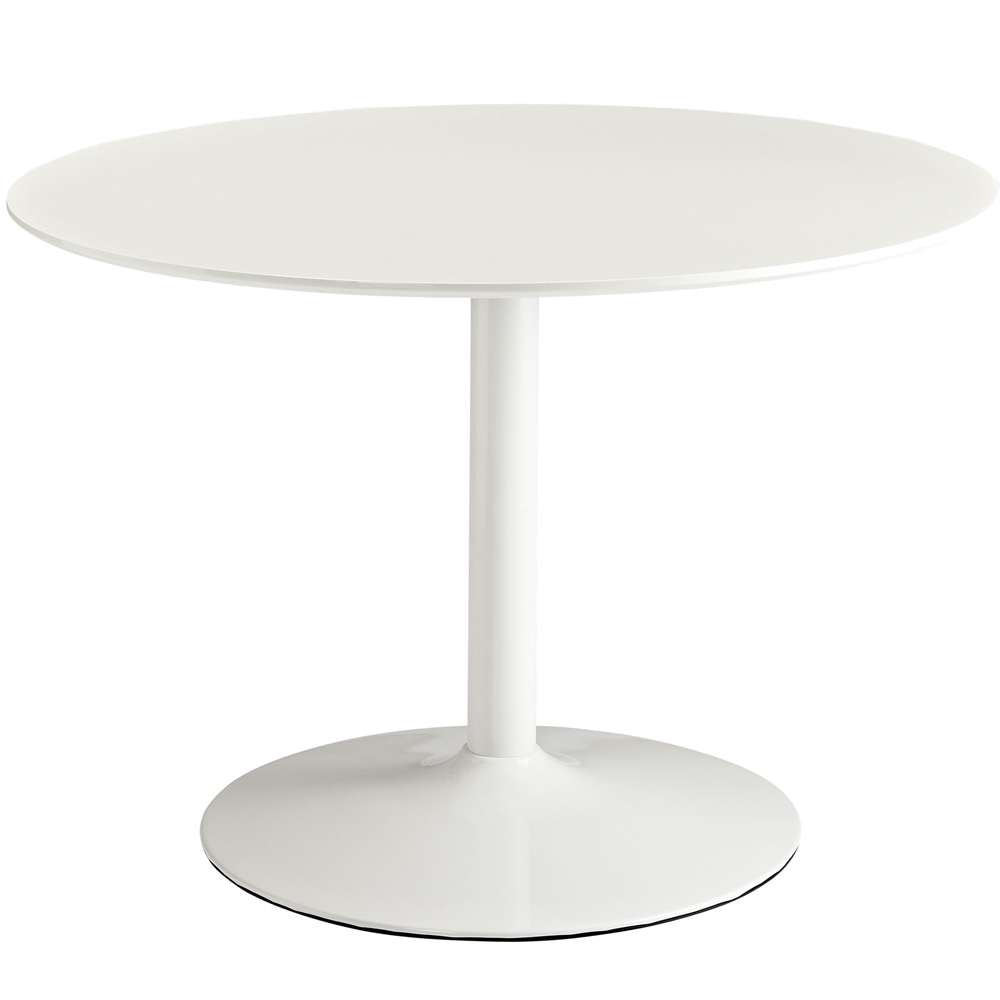 Modway - Revolve Round Wood Dining Table - EEI-785-WHI veiw 2