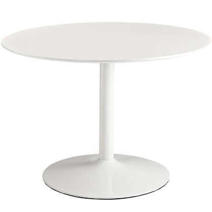 Modway - Revolve Round Wood Dining Table - EEI-785-WHI veiw 2
