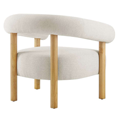 Modway - Sable Upholstered Fabric Armchair - EEI-6689-IVO-NAT veiw 4
