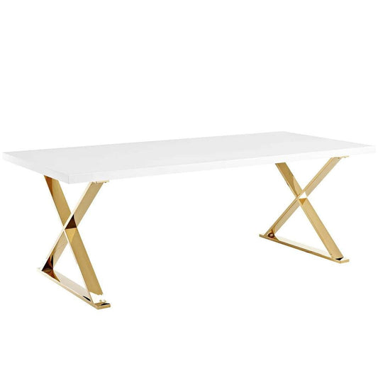 Modway - Sector Dining Table - EEI-3034-WHI veiw 1