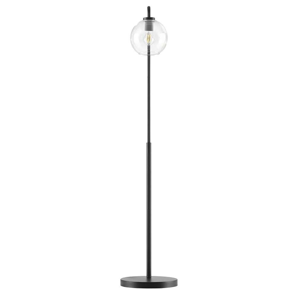 Modway - Silo Glass Globe Glass and Metal Floor Lamp - EEI-5616-BLK veiw 4