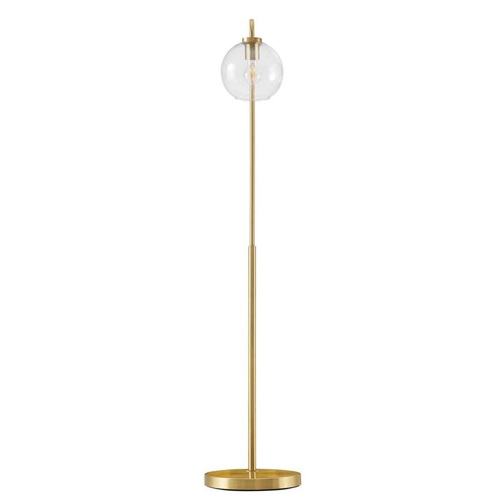 Modway - Silo Glass Globe Glass and Metal Floor Lamp - EEI-5616-SBR veiw 4