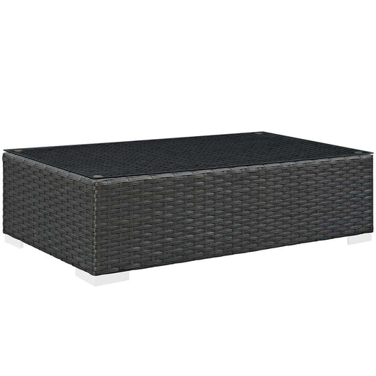 Modway - Sojourn Outdoor Patio Coffee Table - EEI-1852-CHC veiw 1