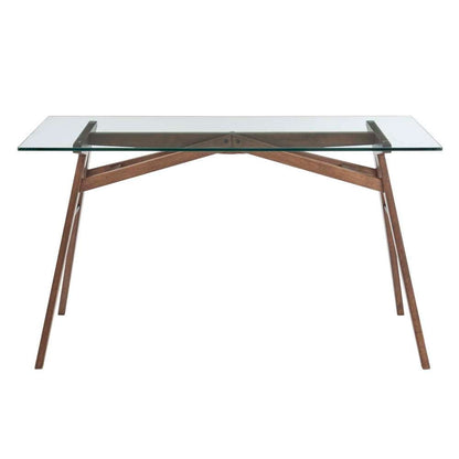 Modway - Steadfast Glass Top Office Desk - EEI-4580-WAL veiw 5