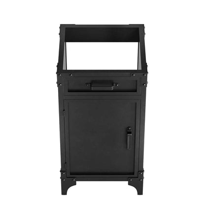 Modway - Steamforge 18in Bathroom Vanity Cabinet (Sink Basin Not Included) - EEI-6126-BLK-WAL veiw 5