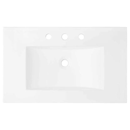 Modway - Steamforge 30in Bathroom Vanity - EEI-6415-WHI-BLK veiw 6