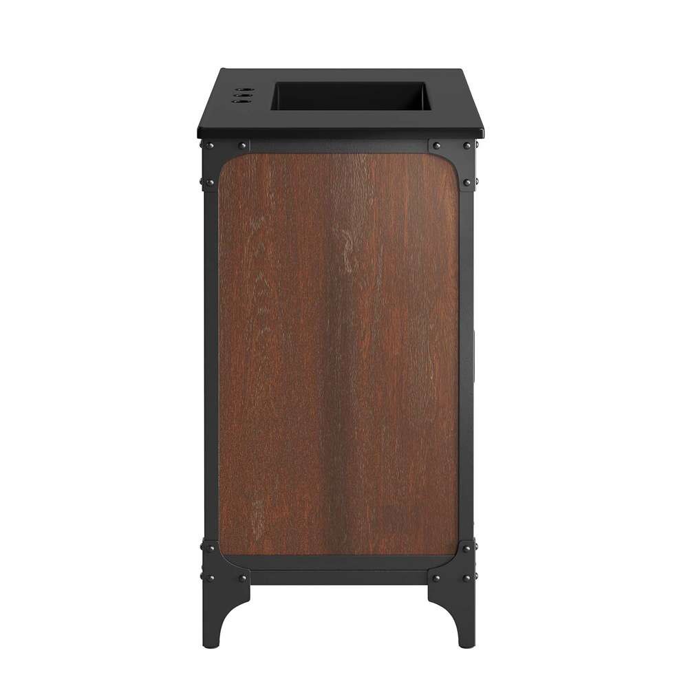 Modway - Steamforge 36in Bathroom Vanity - EEI-6418-BLK-BLK veiw 3