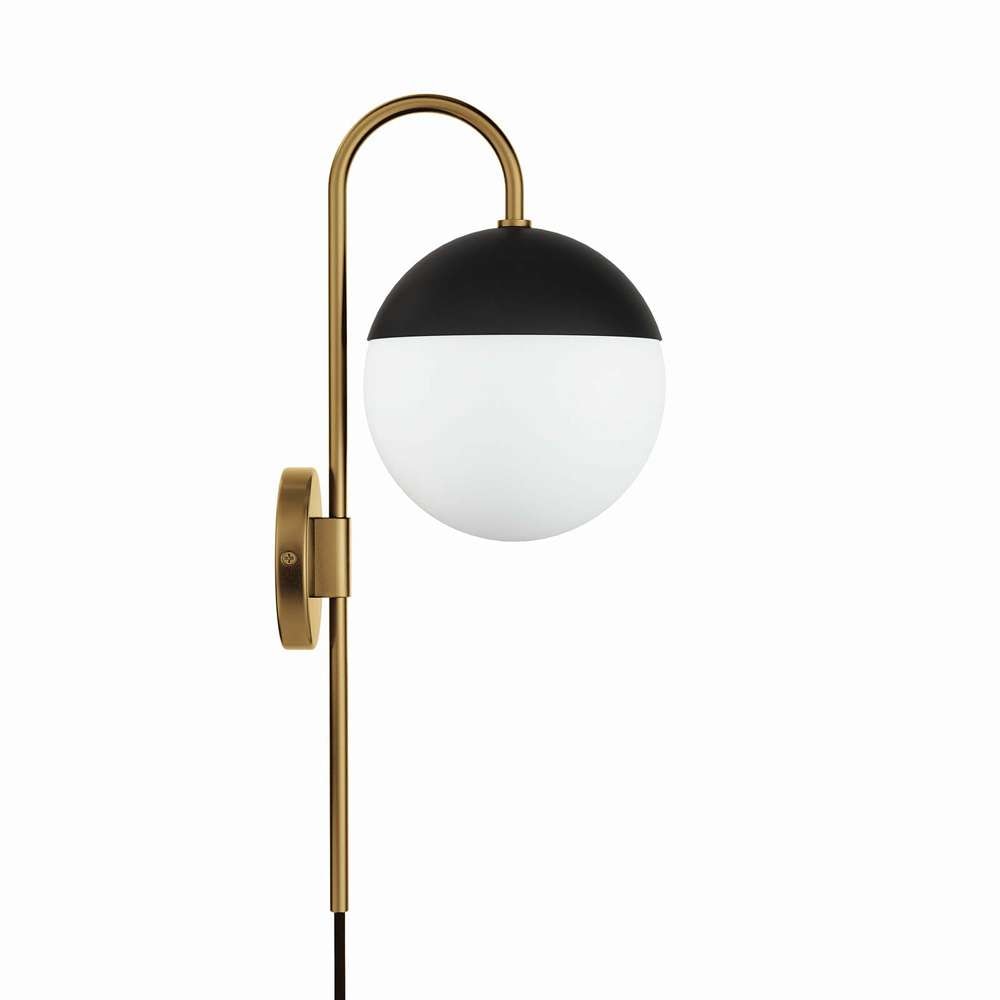 Modway - Stellar 1-Light Wall Sconce - EEI-5654-OPA-SBR veiw 3
