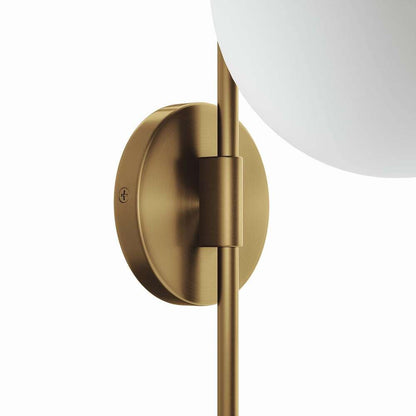 Modway - Stellar 1-Light Wall Sconce - EEI-5654-OPA-SBR veiw 4
