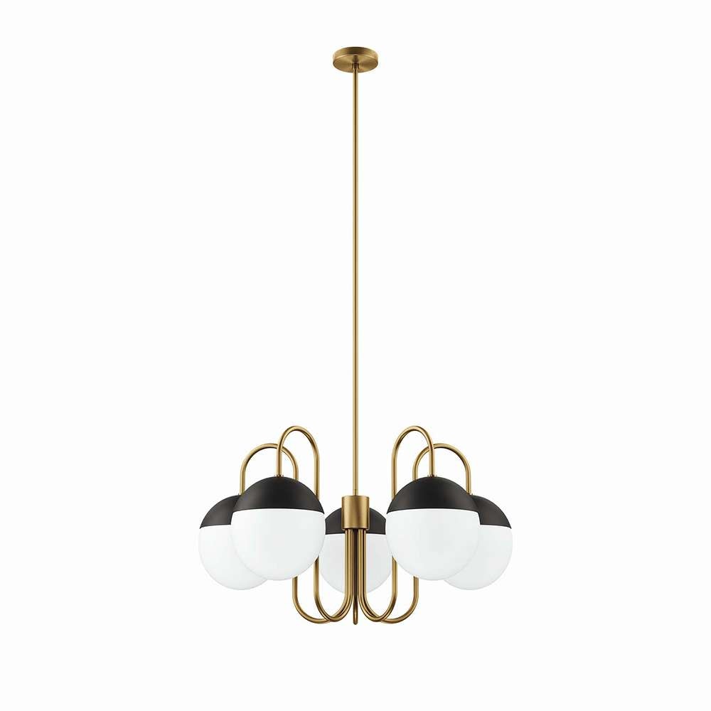 Modway - Stellar 5-Light Chandelier - EEI-5658-OPA-SBR veiw 1