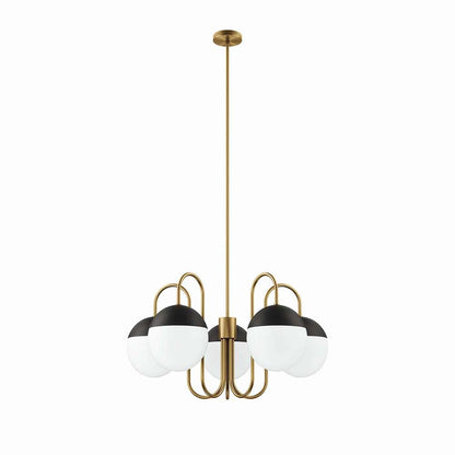 Modway - Stellar 5-Light Chandelier - EEI-5658-OPA-SBR veiw 1
