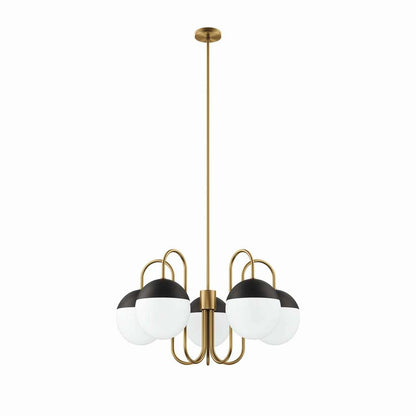 Modway - Stellar 5-Light Chandelier - EEI-5658-OPA-SBR veiw 2