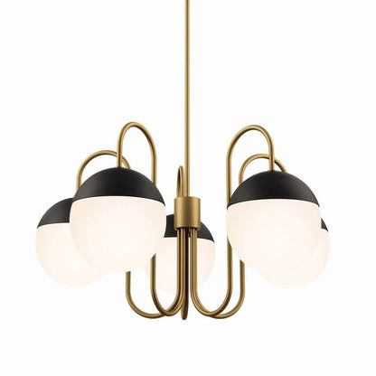 Modway - Stellar 5-Light Chandelier - EEI-5658-OPA-SBR veiw 3