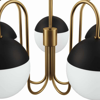 Modway - Stellar 5-Light Chandelier - EEI-5658-OPA-SBR veiw 5