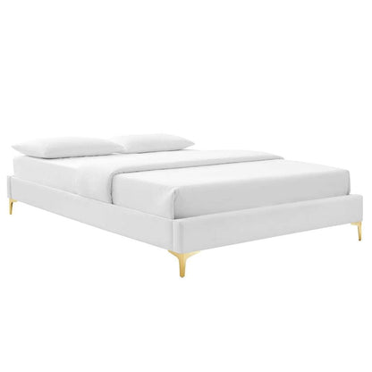 Modway - Sutton Full Performance Velvet Bed Frame - MOD-6306-WHI veiw 1
