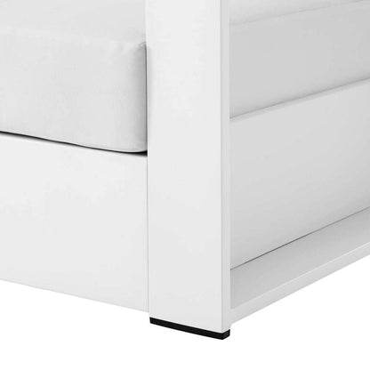 Modway - Tahoe Outdoor Patio Powder-Coated Aluminum Armchair - EEI-5675-WHI-WHI veiw 5