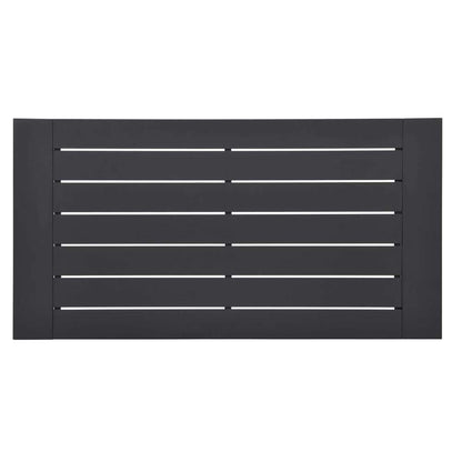 Modway - Tahoe Outdoor Patio Powder-Coated Aluminum Coffee Table - EEI-5677-GRY veiw 3