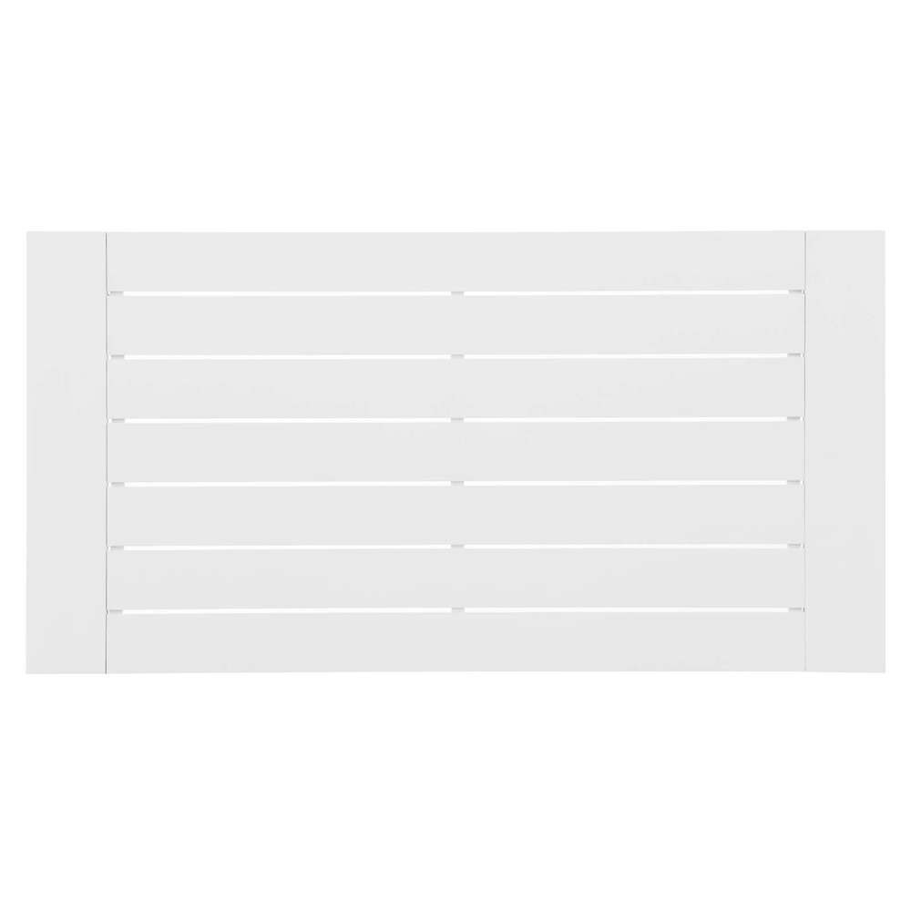 Modway - Tahoe Outdoor Patio Powder-Coated Aluminum Coffee Table - EEI-5677-WHI veiw 3