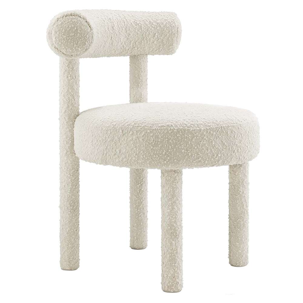 Modway - Toulouse Boucle Fabric Dining Chair - EEI-6387-IVO veiw 1