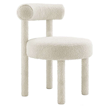 Modway - Toulouse Boucle Fabric Dining Chair - EEI-6387-IVO veiw 1