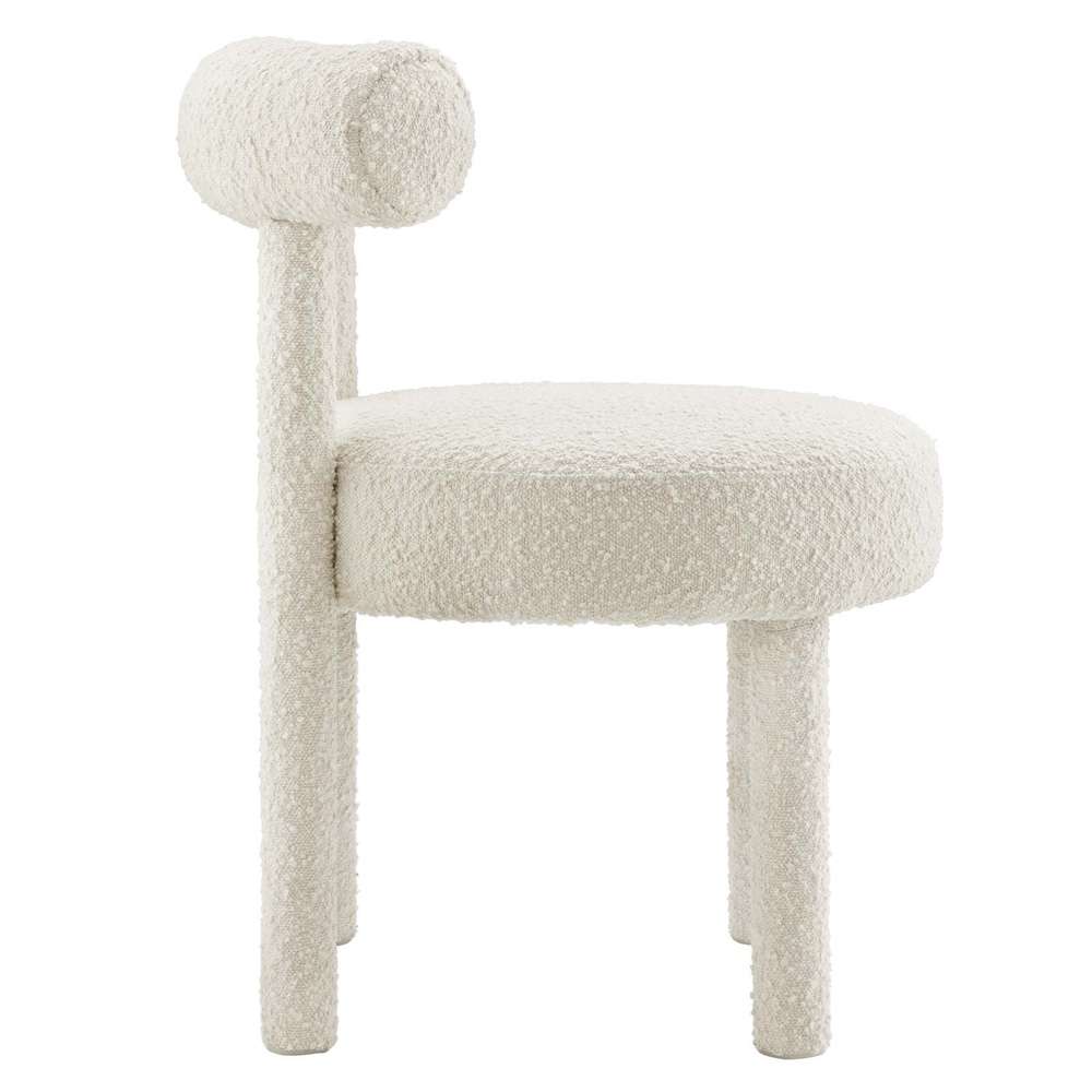 Modway - Toulouse Boucle Fabric Dining Chair - (Set of 2) - EEI-6705-IVO veiw 4