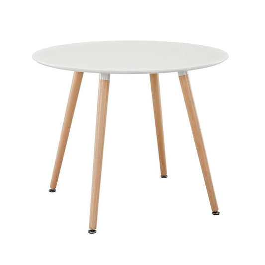 Modway - Track Round Dining Table - EEI-1055-WHI veiw 1