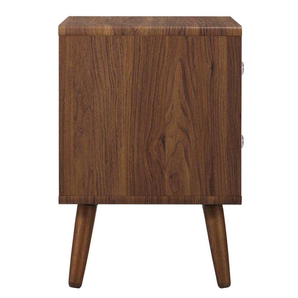 Modway - Transmit 2-Drawer Nightstand - MOD-7017-WAL-WHI veiw 3