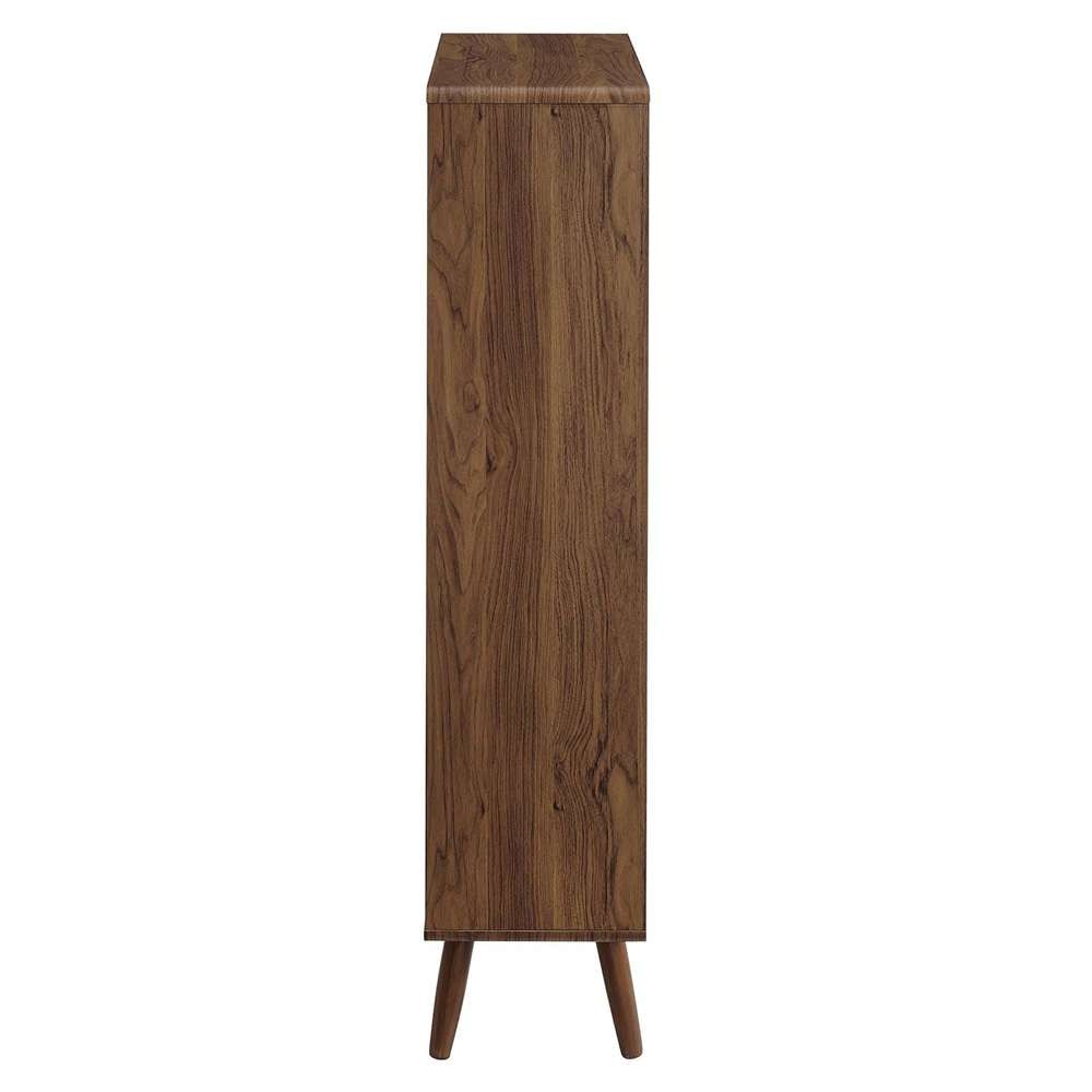 Modway - Transmit 5 Shelf Wood Grain Bookcase - EEI-5743-WAL veiw 3