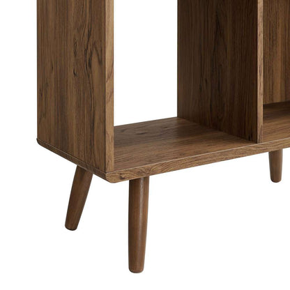 Modway - Transmit 5 Shelf Wood Grain Bookcase - EEI-5743-WAL veiw 6