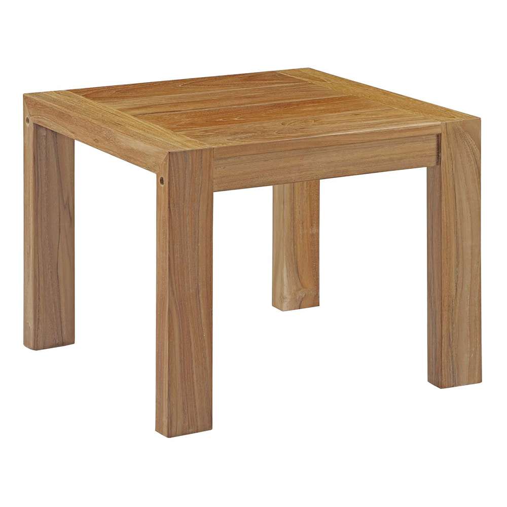 Modway - Upland Outdoor Patio Wood Side Table - EEI-2709-NAT veiw 1