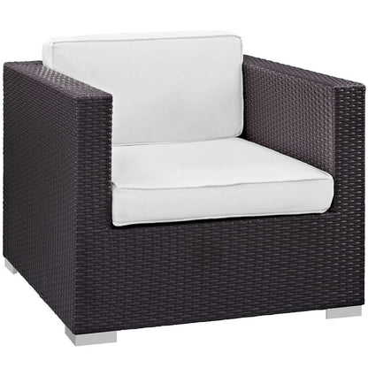 Modway - Venice 8 Piece Outdoor Patio Sofa Set - EEI-610-EXP-WHI-SET veiw 5