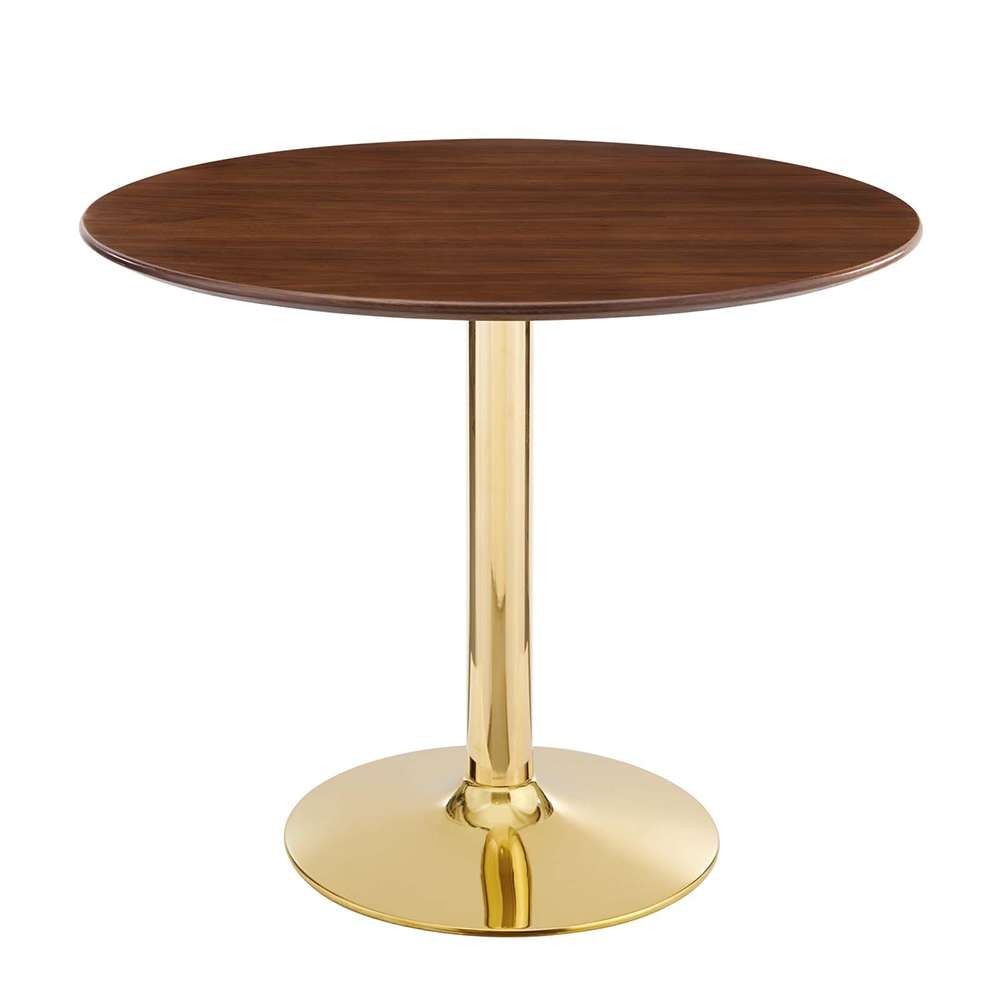 Modway - Verne 35in Dining Table - EEI-4550-GLD-WAL veiw 1