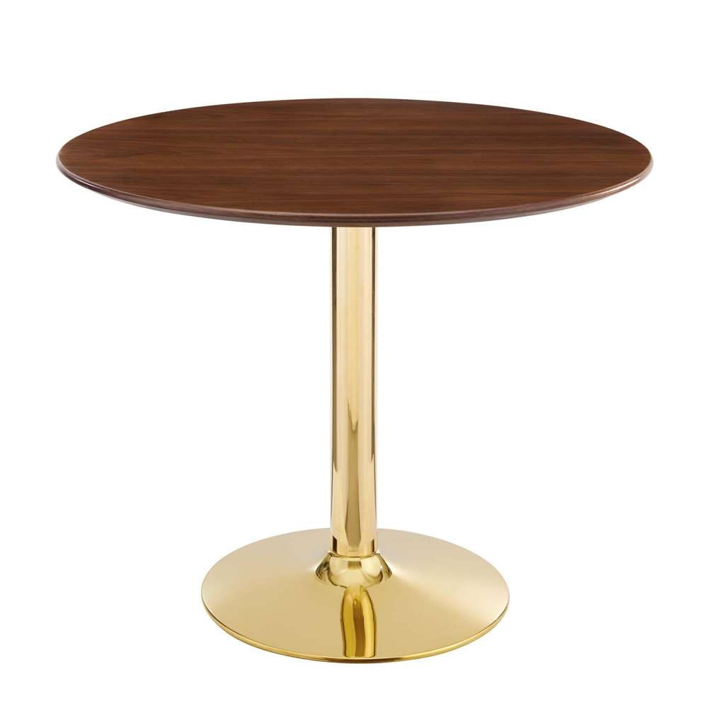 Modway - Verne 35in Dining Table - EEI-4550-GLD-WAL veiw 2