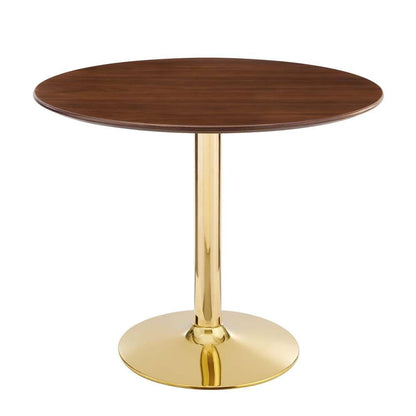Modway - Verne 35in Dining Table - EEI-4550-GLD-WAL veiw 2