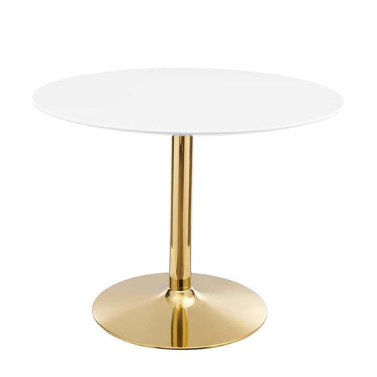 Modway - Verne 40in Dining Table - EEI-4748-GLD-WHI veiw 2