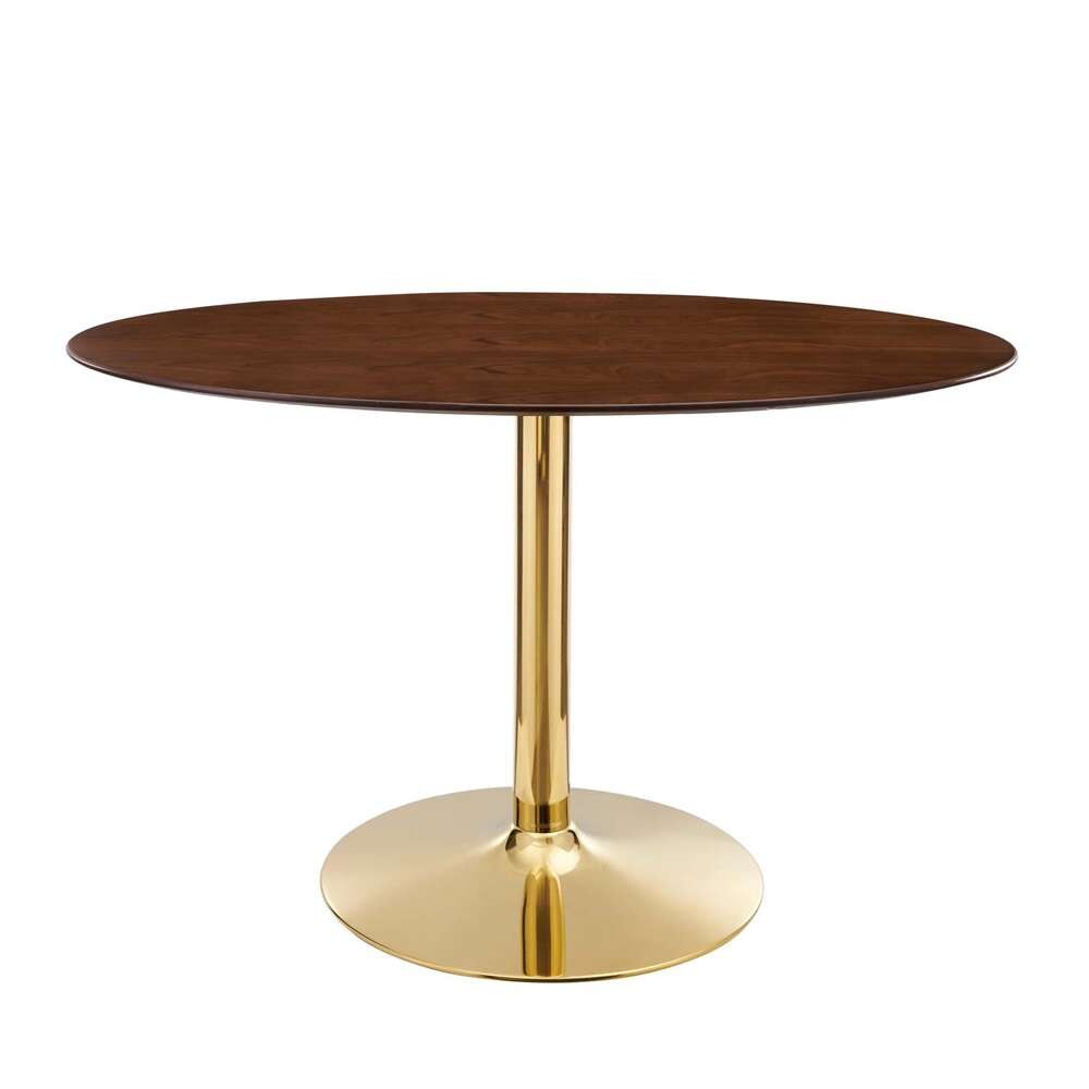 Modway - Verne 48in Oval Dining Table - EEI-4751-GLD-WAL veiw 2