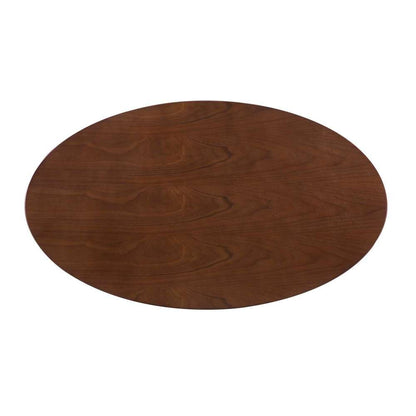 Modway - Verne 48in Oval Dining Table - EEI-4751-GLD-WAL veiw 3