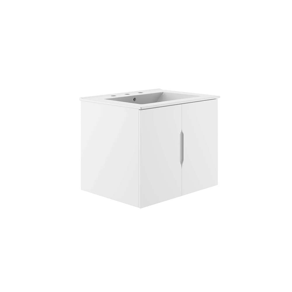 Modway - Vitality 24in Bathroom Vanity - EEI-5782-WHI-WHI veiw 1