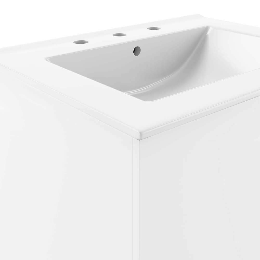 Modway - Vitality 24in Bathroom Vanity - EEI-5782-WHI-WHI veiw 5